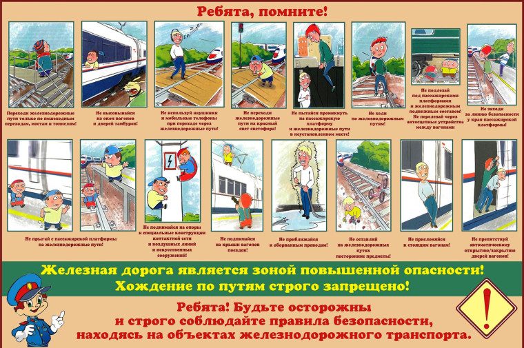 Меры безопасности на железной дороге.